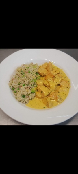 Kip curry met rijst